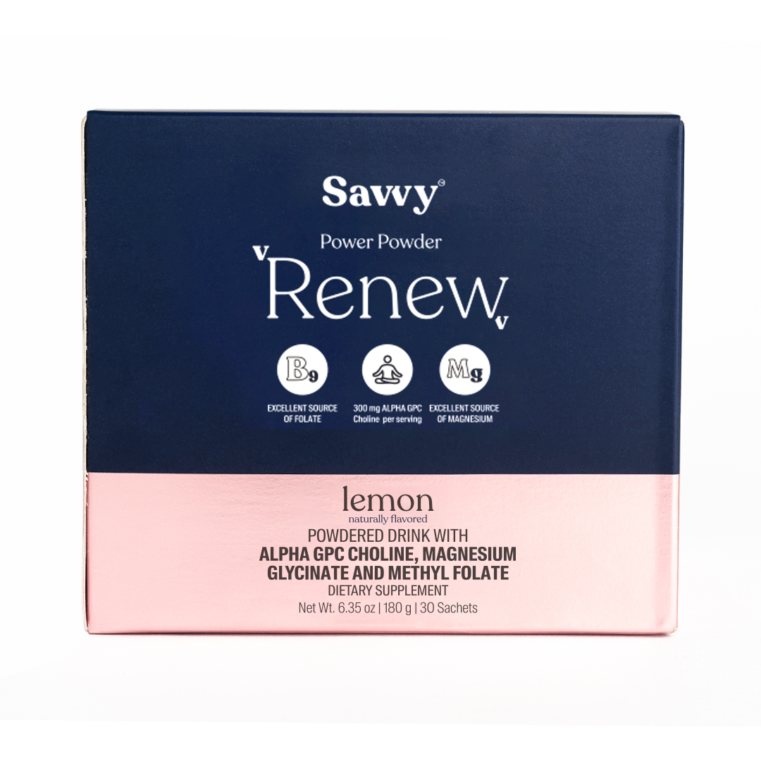 Choline & magnesium glycinate | Renew® 180g - Savvy USA product image