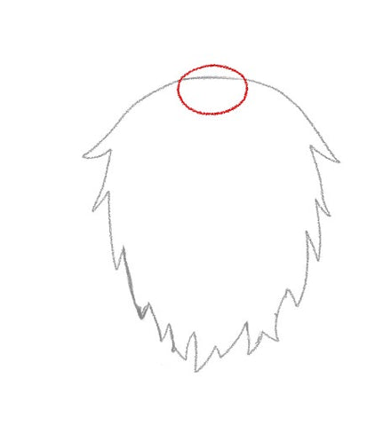 dessine un nez sur la barbe du nain de jardin