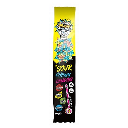 Se Brain Blasterz Sour Chewy Candies hos SlikWorld