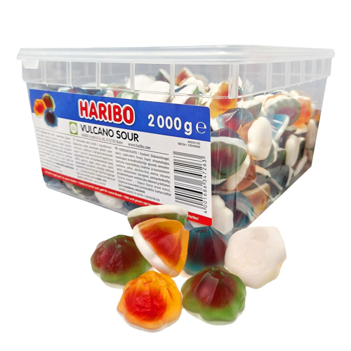 Se Haribo Vulcano Sour - 2 Kg. hos SlikWorld