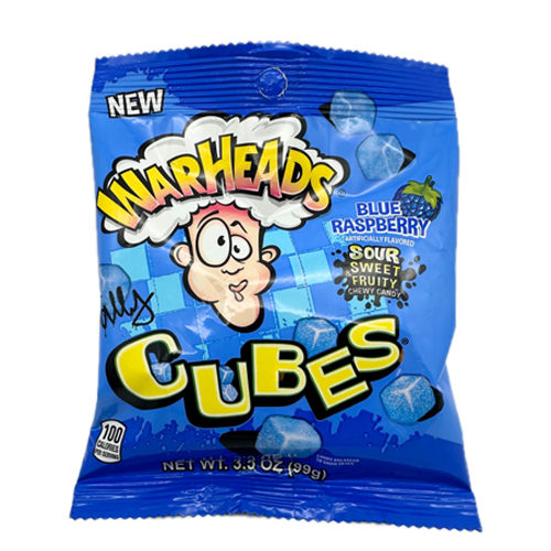 Billede af Warheads Cubes Blue Raspberry