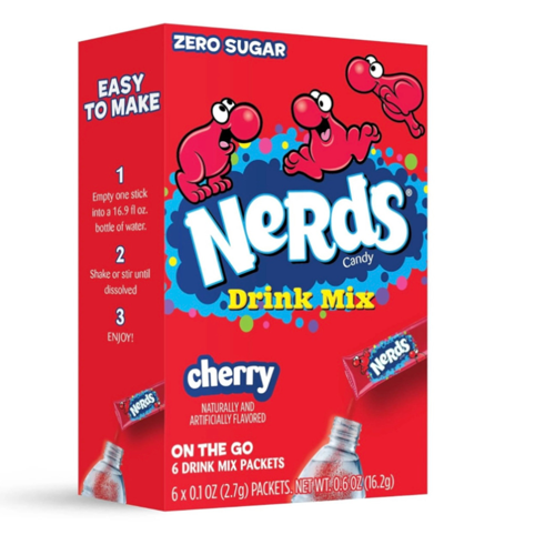 Billede af Nerds Singles To Go 6 Pack - Cherry