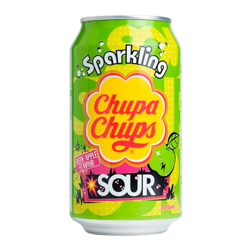 Se Chupa Chups Sour Green Apple Soda hos SlikWorld