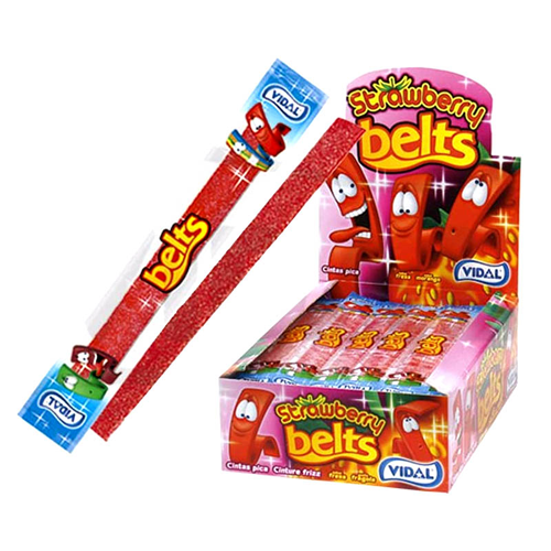 Billede af Vidal Sour Belts Strawberry