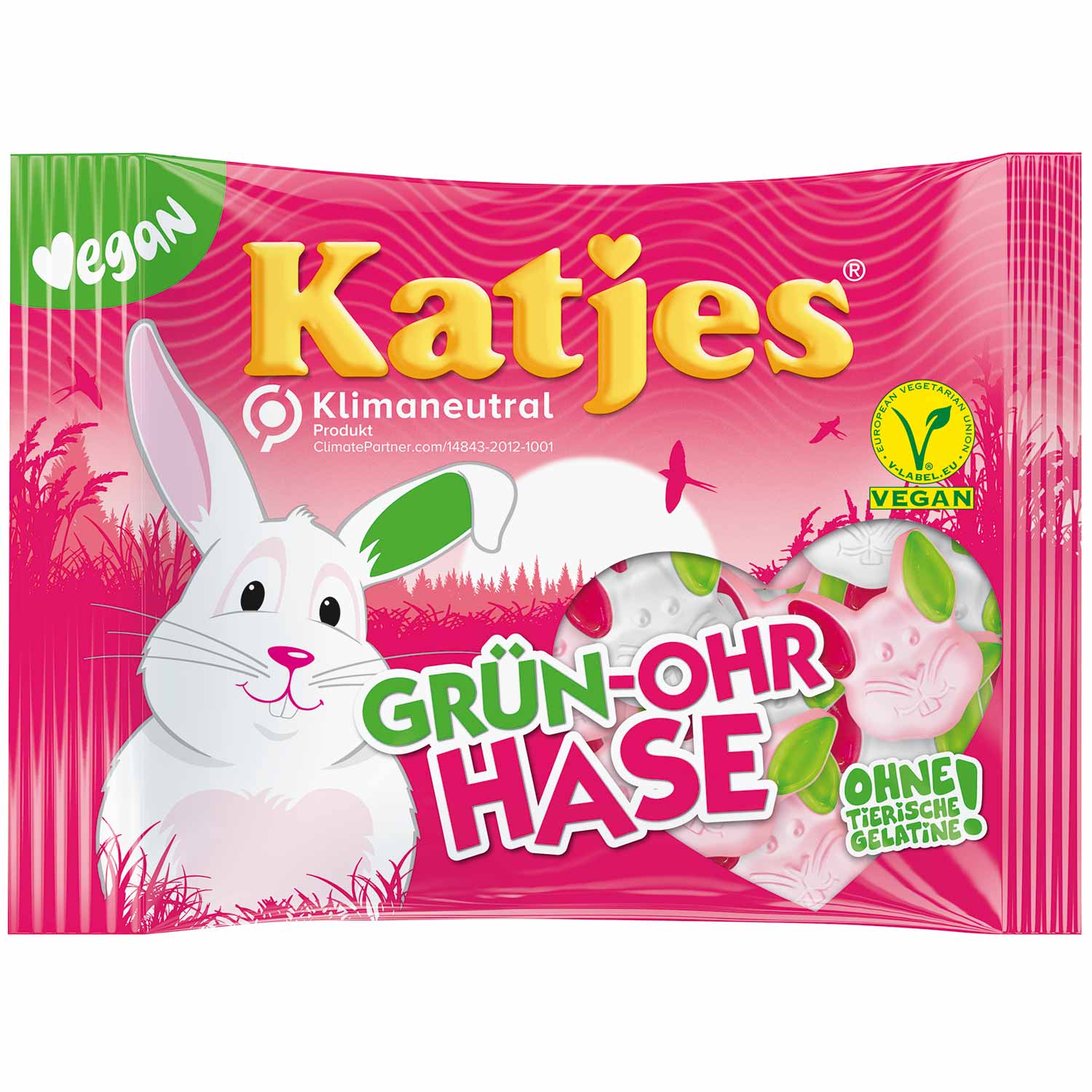 Billede af Katjes Grøn-Øre Kanin