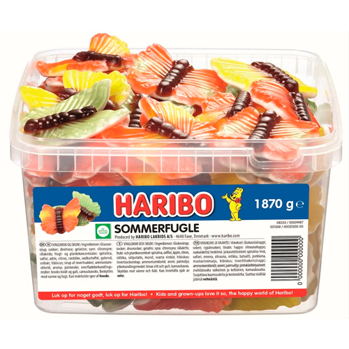 Billede af Haribo Sommerfugle - 1,87 Kg.