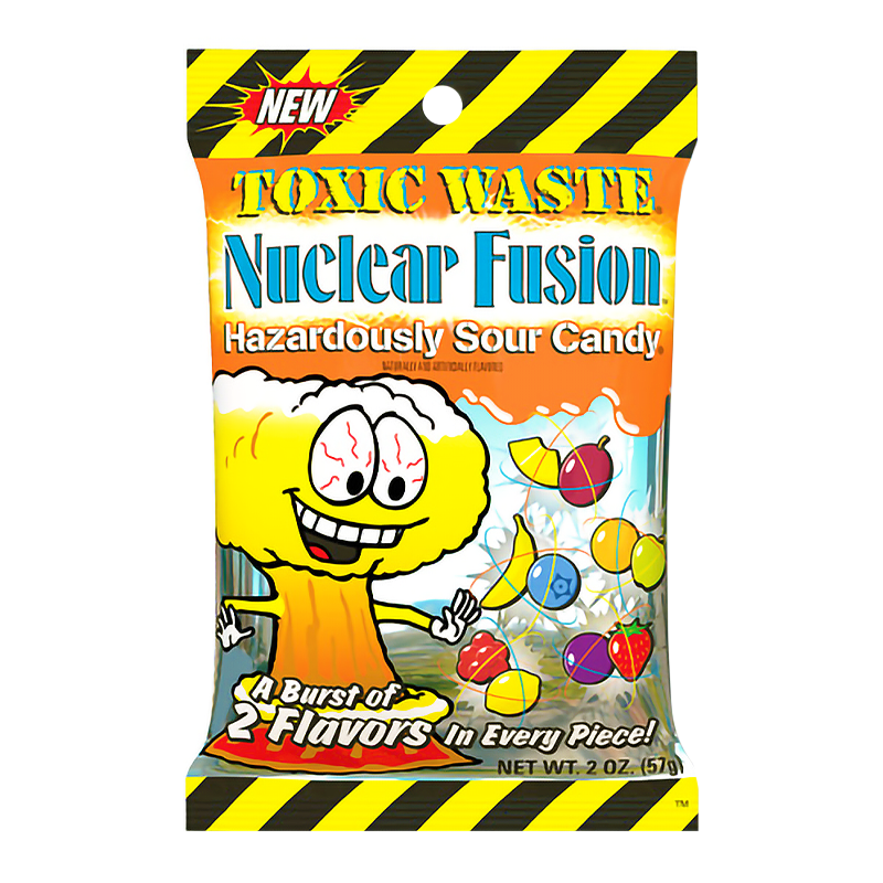 Billede af Toxic Waste Hazardously Sour Candy Nuclear Fusion