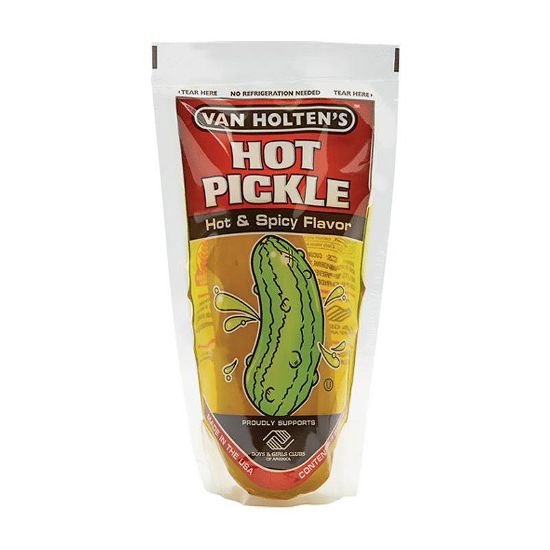 Billede af Van Holten's - Hot & Spicy Jumbo Pickle In-a-Pouch