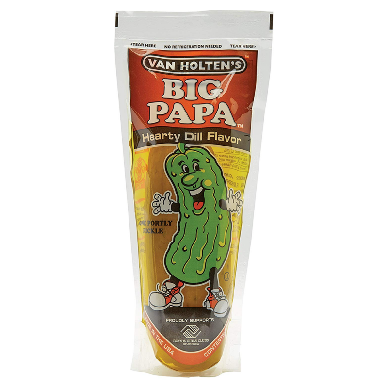 Se Van Holten's - Big Papa Hearty Dill Pickle King Size hos SlikWorld