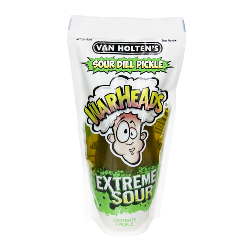 Billede af Van Holten's - Warheads Extreme Sour Dill Pickle