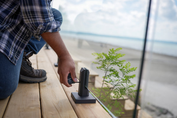 Glass Guardrail Installation