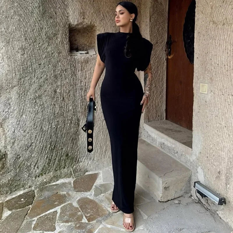 Women's Sleeveless High Waist Maxi Dress for Summer Parties - Image 9