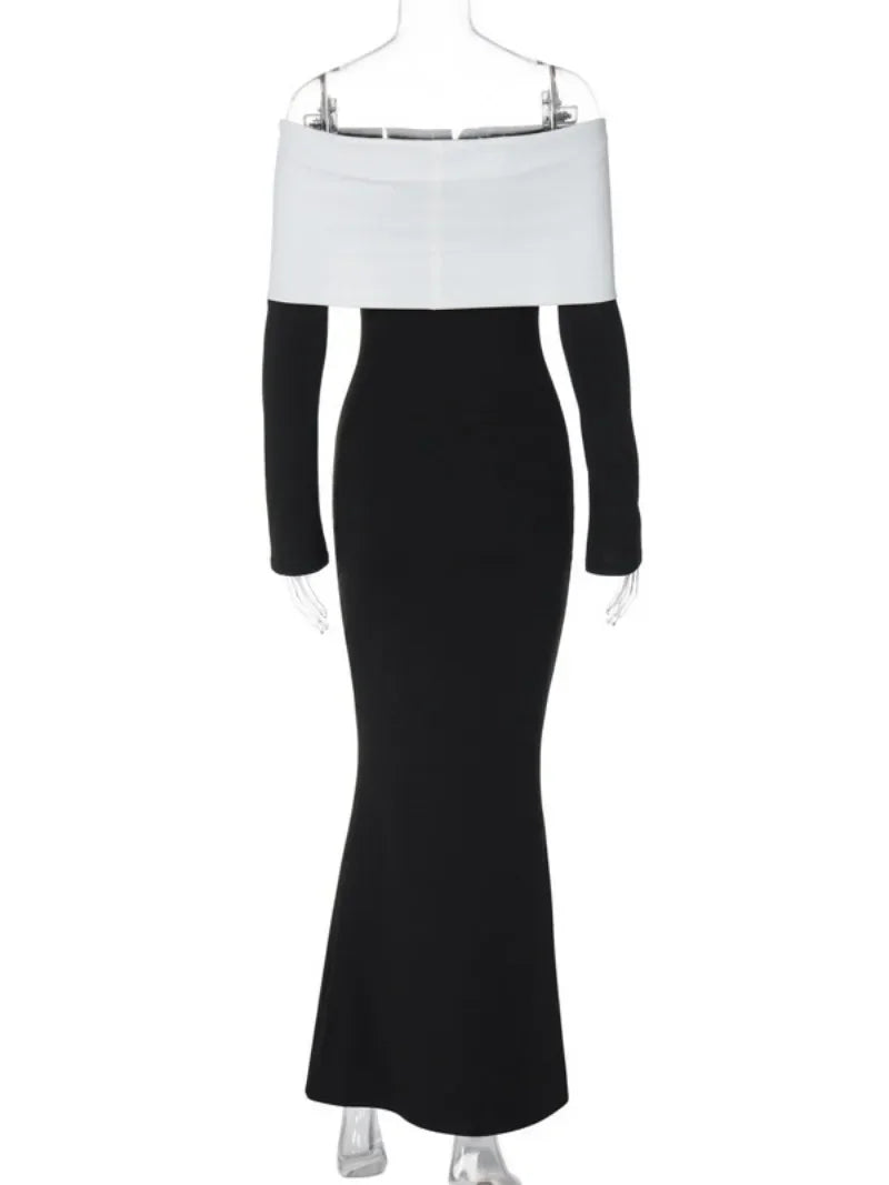 Off Shoulder Bodycon Dress - Spring Women Evening Party Dress - Image 6