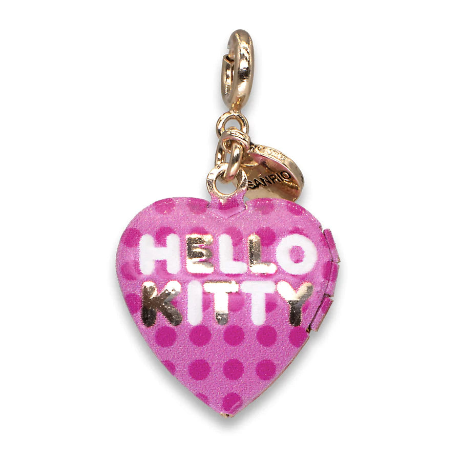 Shop Gold Glitter Hello Kitty Charm