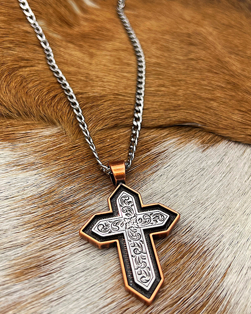 Fish Hook Cross Necklace  Sisters Boutique & Gifts, Inc.
