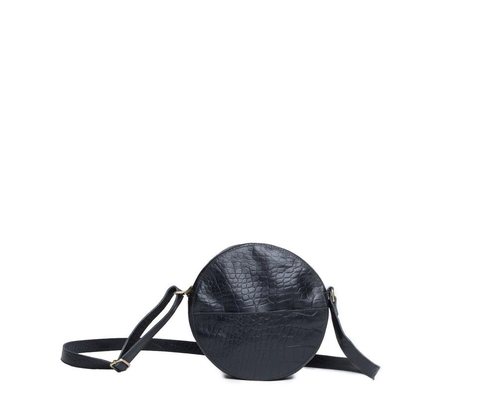 AIMÉE FIR GREEN CROCO BAG – Fauvette Paris