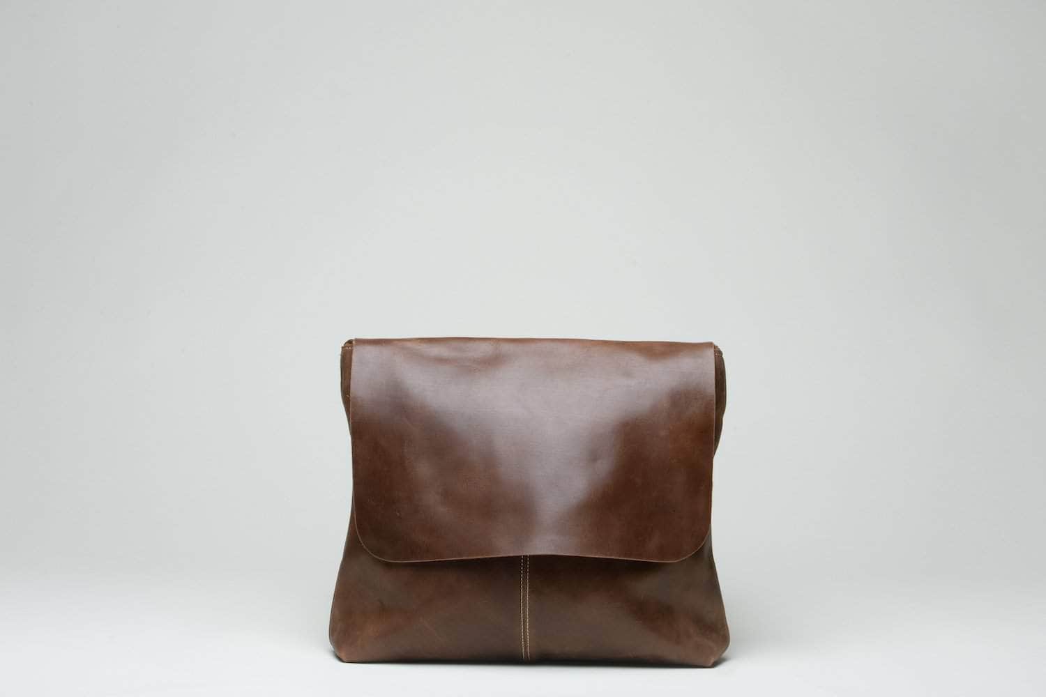 Telak Leather Messenger Bag - Nile Blue – UnoEth