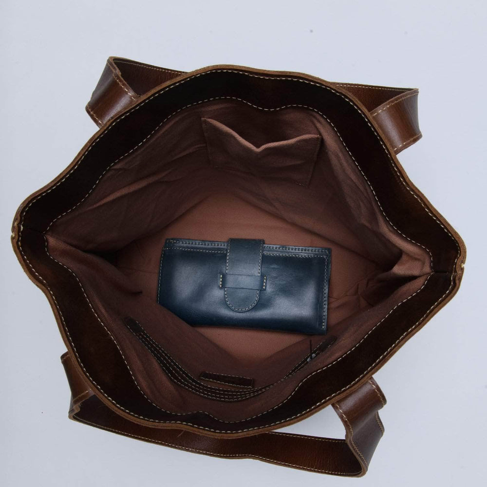Hanna Handmade Leather Tote – UnoEth