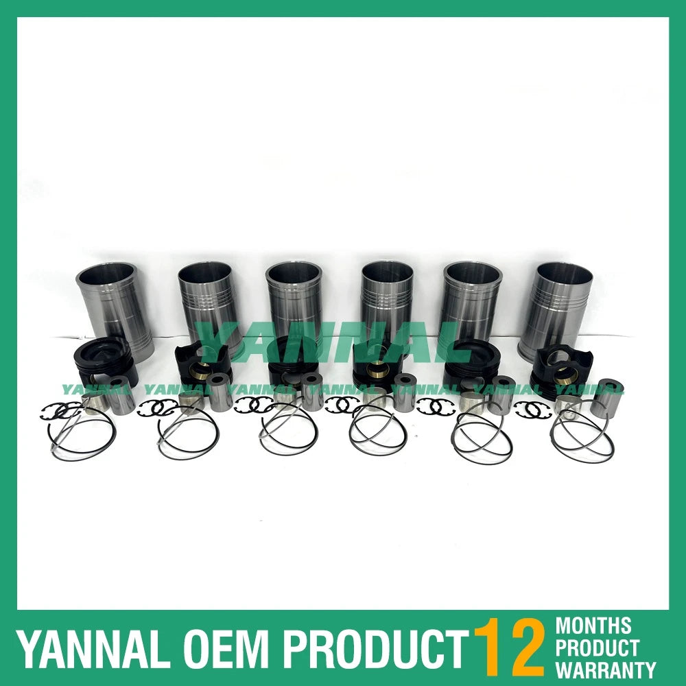 C18 Cylinder Liner Kit For Caterpillar Excavator Engine Parts