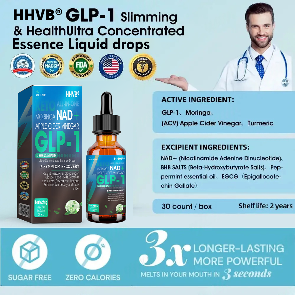 HHVB® GLP-1 Slimming & Health Ultra Concentrated Essence Liquid drops