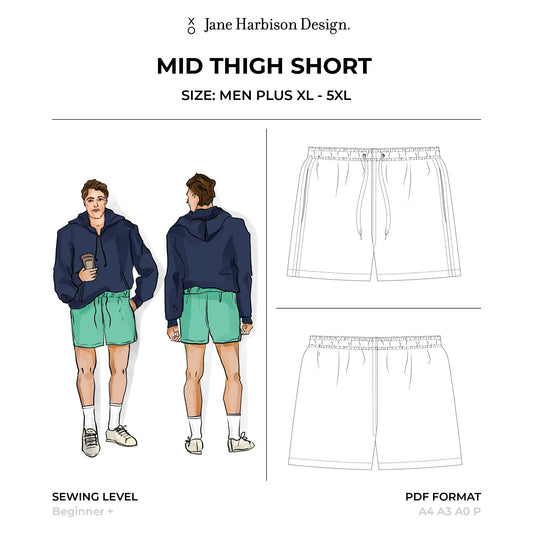 Sewing Pattern for Women's Boxer Briefs Sizes XS to 4XL Sewing Pattern in  PDF -  Norway