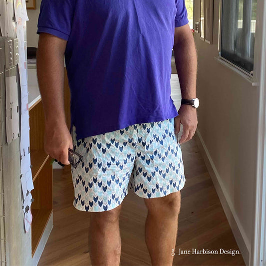 Men's Mid-Thigh Short Sewing Pattern For Beginners - Size Men S to 2XL –  Jane Harbison Design