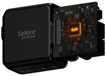 Selore PD 67W 2-Port Wall ChargerSmall Size, Strong Power