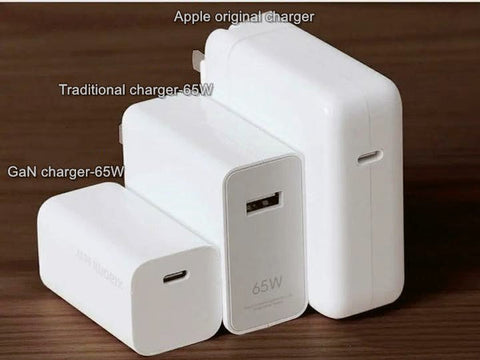 Compared with traditional silicon power chargers, its obvious advantages are small size and high power output.