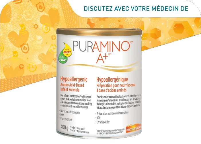 Préparation pour nourrissons Puramino A+® Hypoallergénic , en poudre