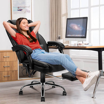 automatic folding footrest adjustable ergonomic office