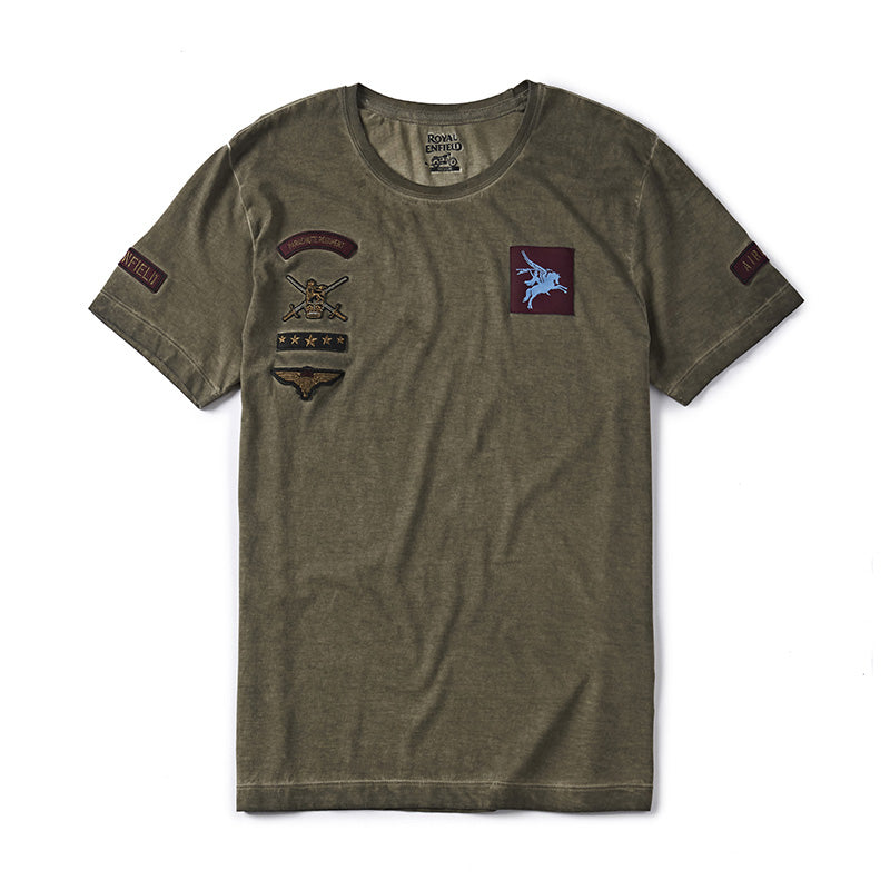 Buy PARACHUTE REGIMENT T-SHIRT (Olive Green) Online | Royal Enfield Store