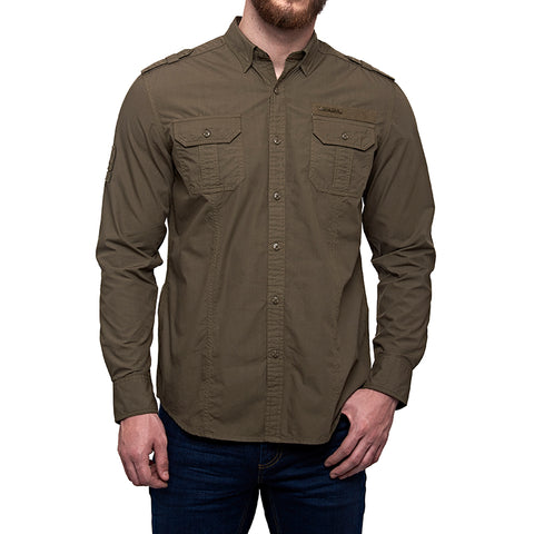 ARMY FATIGUE SHIRT (Drab Olive) online | Royal Enfield Store