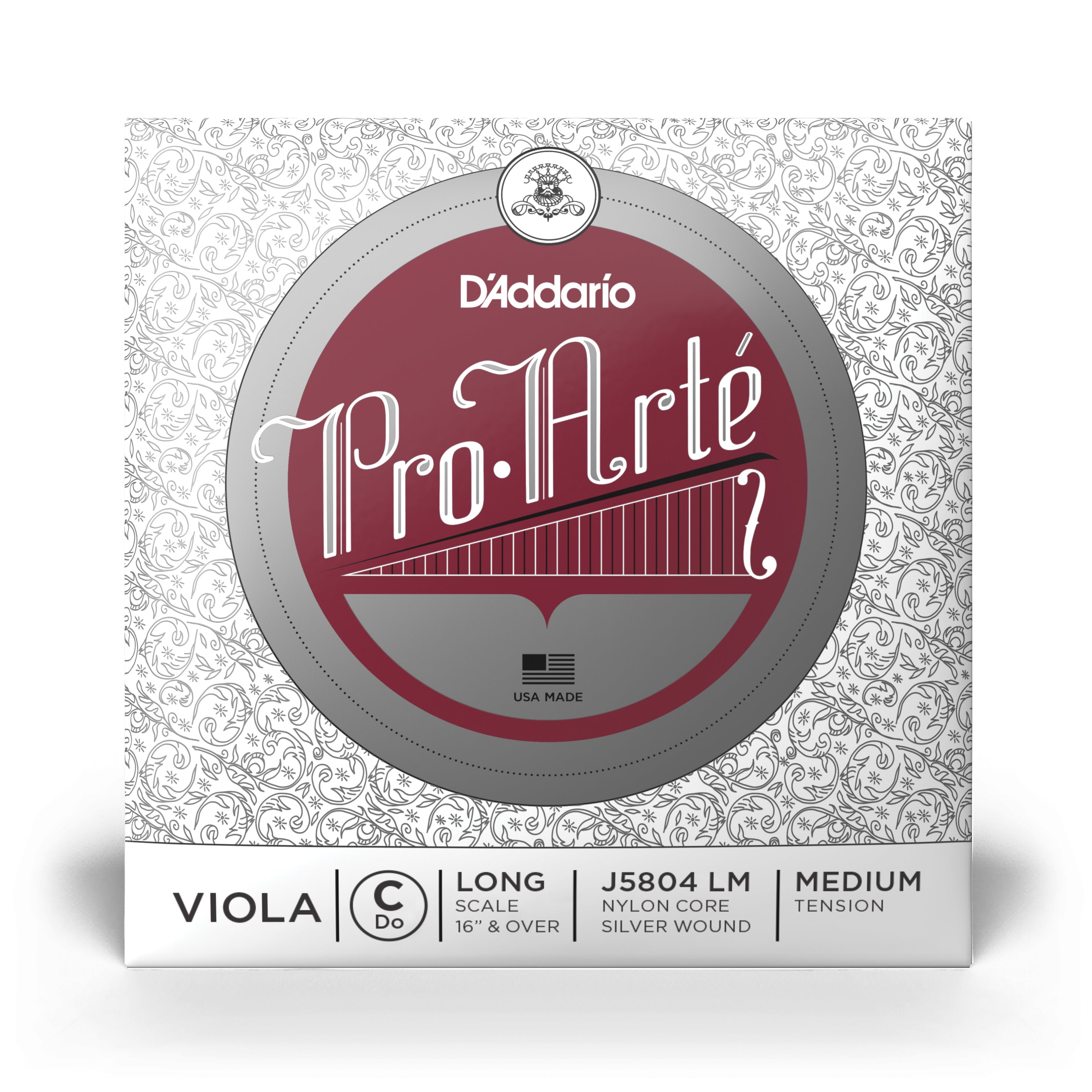  Pro-Arte Viola Single C String, Long Scale, Medium Tension 