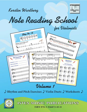 Note Reading School for Violinists, Volume 1 by Kerstin Wartberg from Istex Music Publications