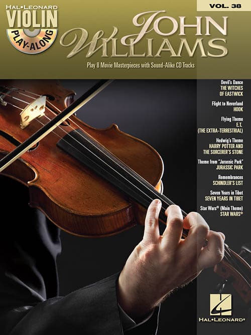  Violin Play-Along, Vol 38: John Williams - Book/CD - Hal Leonard 