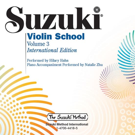  Suzuki Violin School CD, Volume 3, Performed by Hilary Hahn 