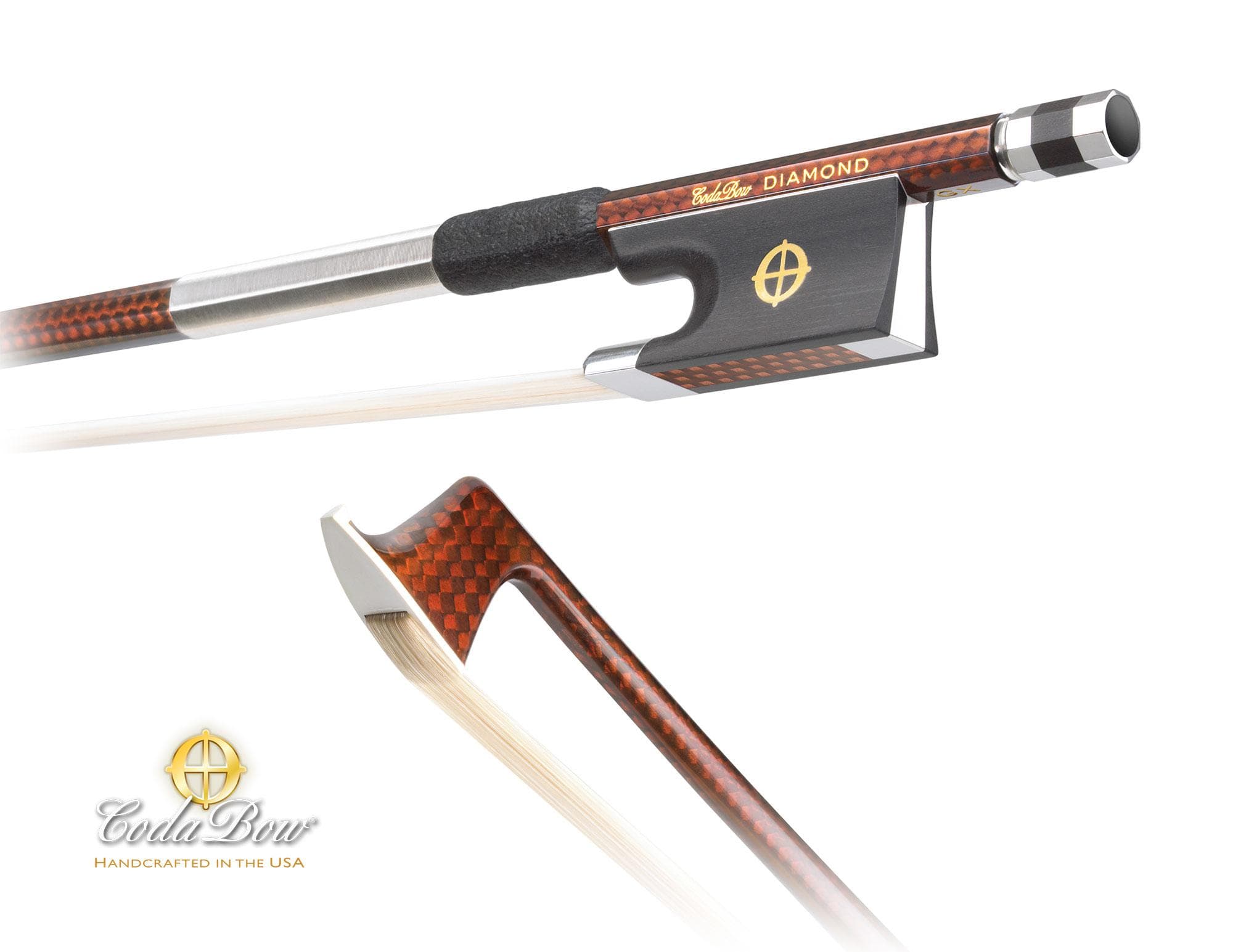  CodaBow Diamond GX Violin Bow 4/4 Size 