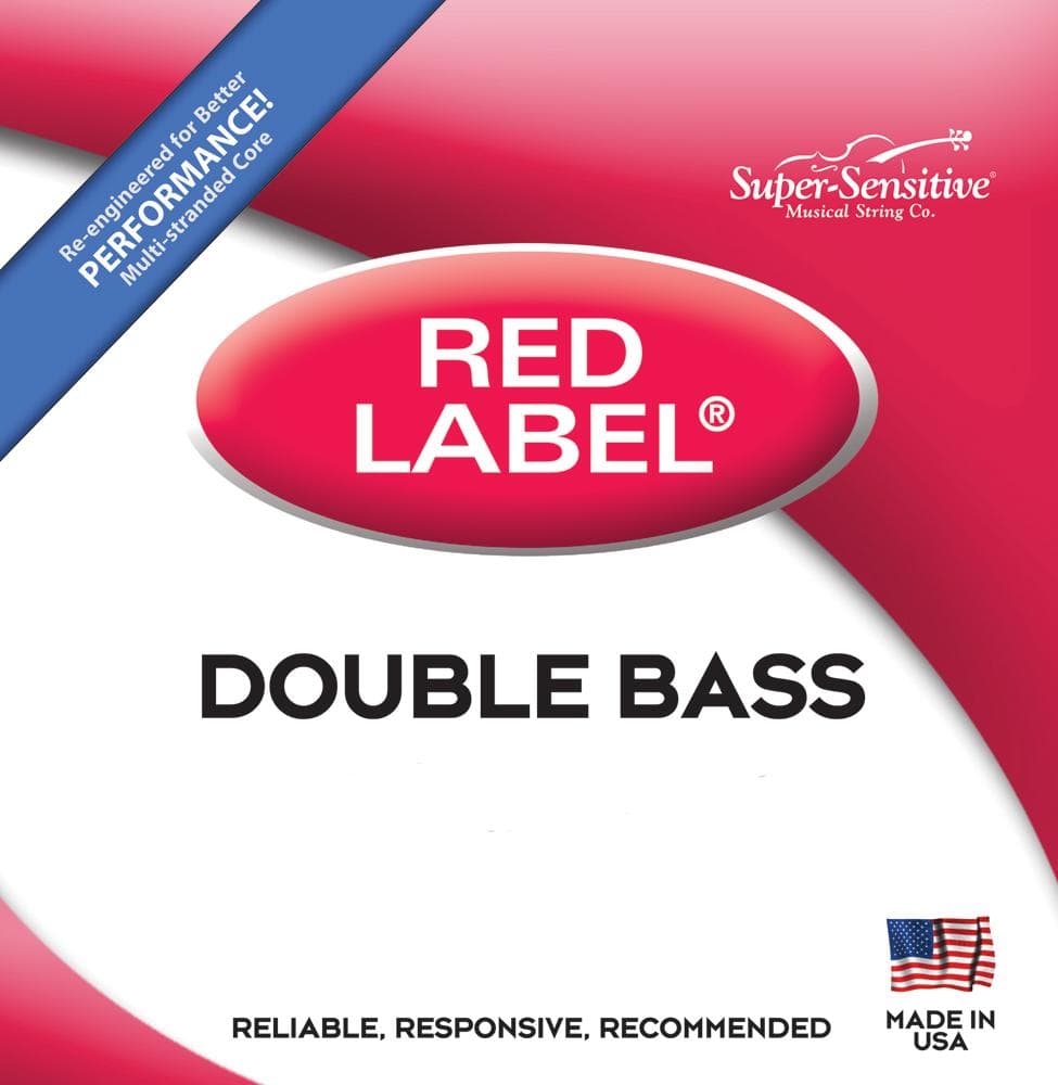  Super-Sensitive Red Label Double Bass D String 