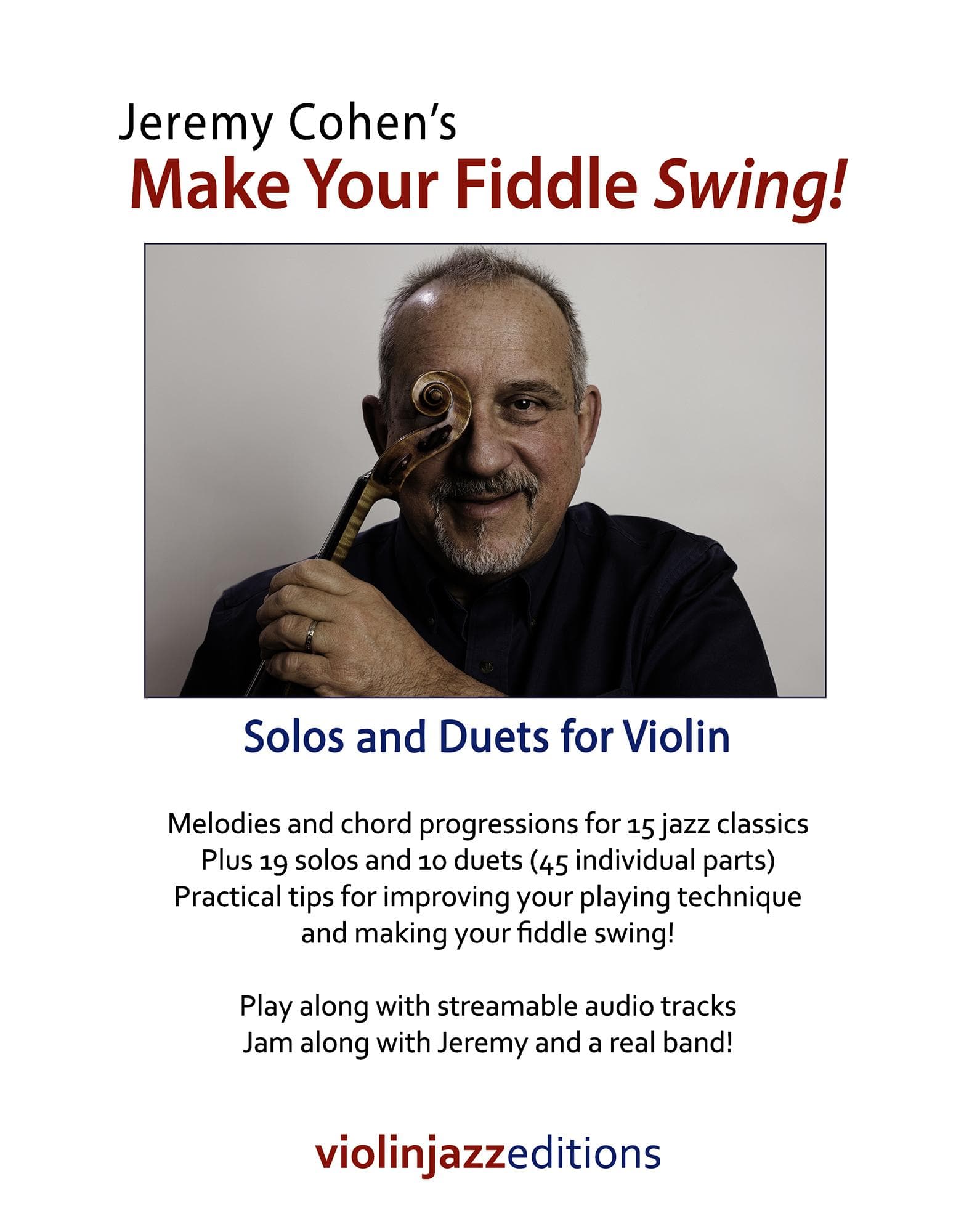  Cohen, Jeremy - Make Your Fiddle Swing! - Solos and Duets for Violin - Book/Online Audio - Violinjazz Editions 