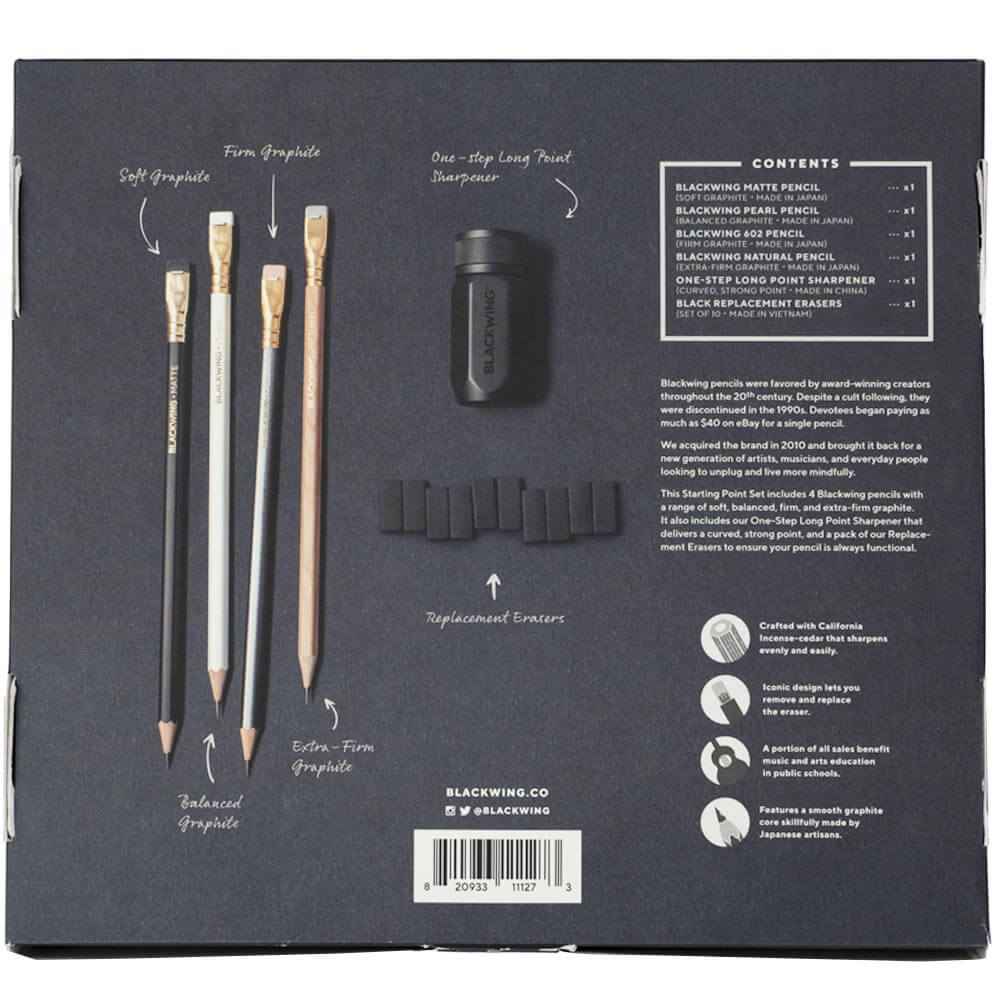 Blackwing Matte Pencil Set