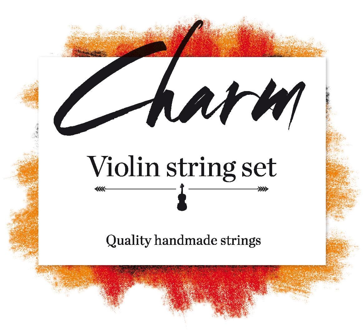  Charm Violin String Set Ball End 4/4 Size Medium 