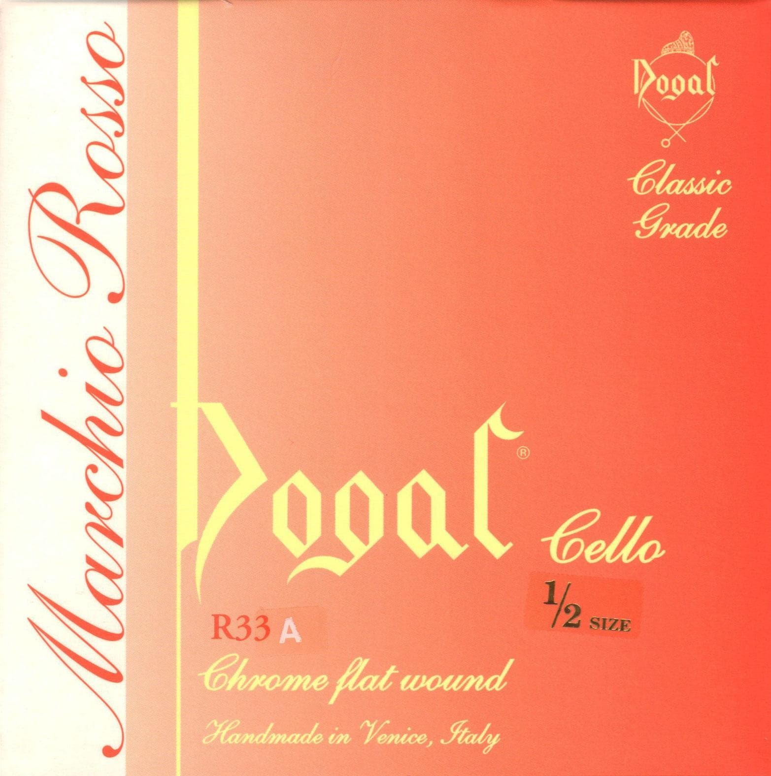  Dogal Marchio Rosso Cello String Set 1/2 Size 