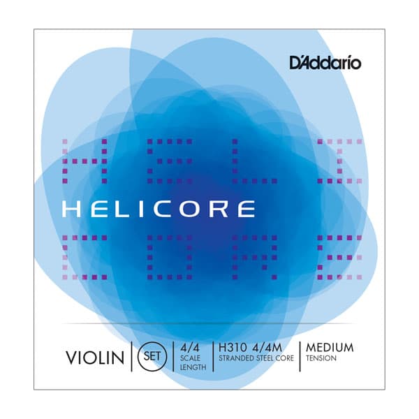  D'Addario Helicore Violin Set 4/4 Size Medium 