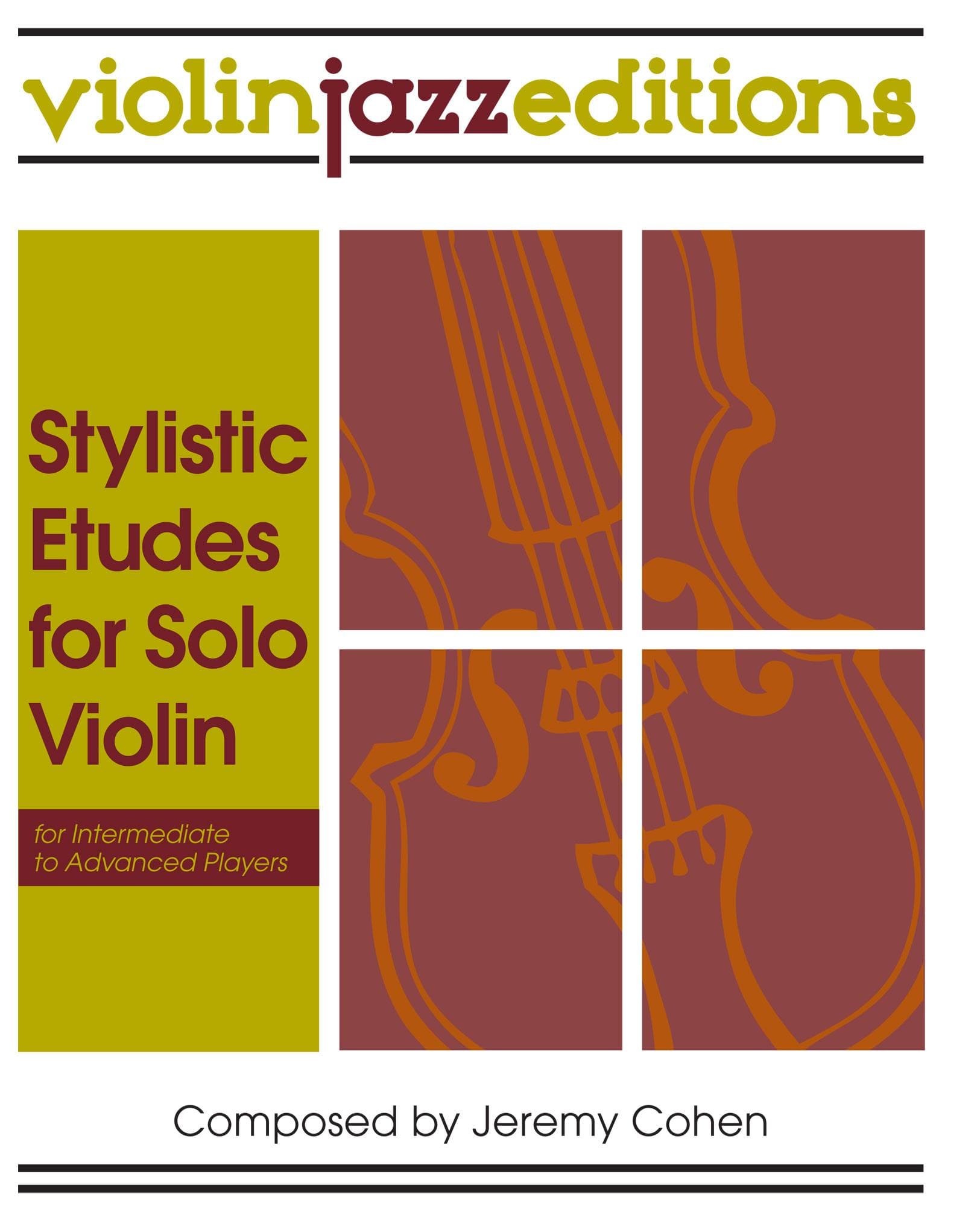  Cohen, Jeremy - Stylistic Etudes for Solo Violin - Violinjazz Editions 