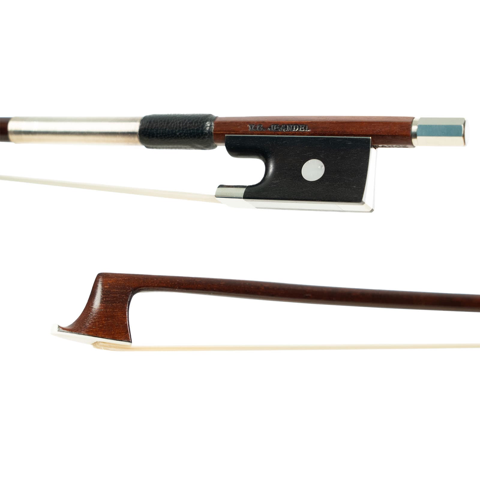  V.C. Jeandel Violin Bow - Round Stick - 4/4 size 