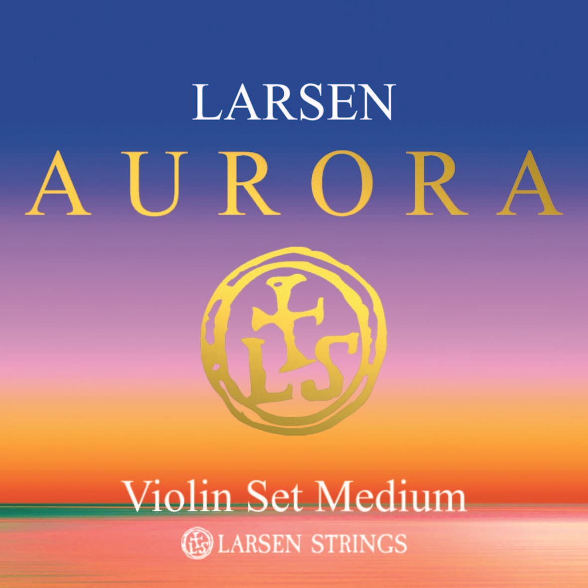  Larsen Aurora Violin Set with Ball E string 4/4 Medium 