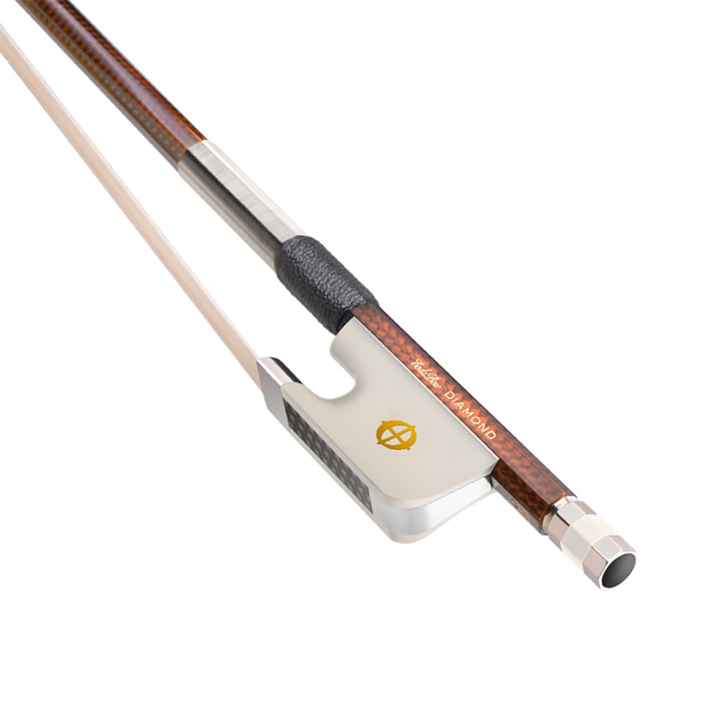  Codabow Diamond GX Cello Bow 4/4 Size - Alabaster Frog 