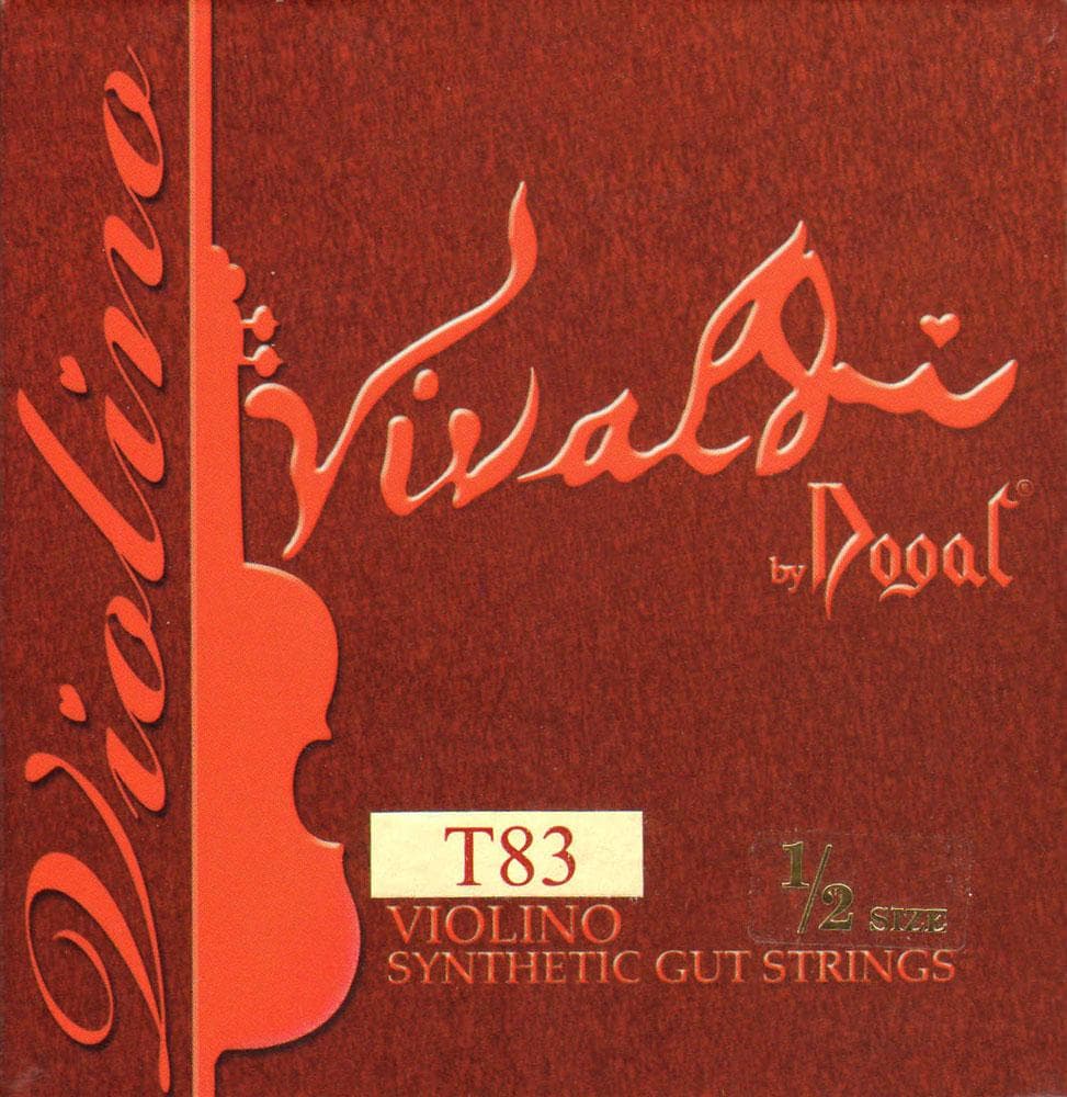  Dogal Vivaldi Violin String Set 1/2 Size Medium 