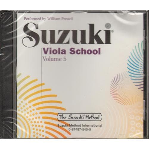  Suzuki Viola School CD, Volume 5, Performed by Preucil 