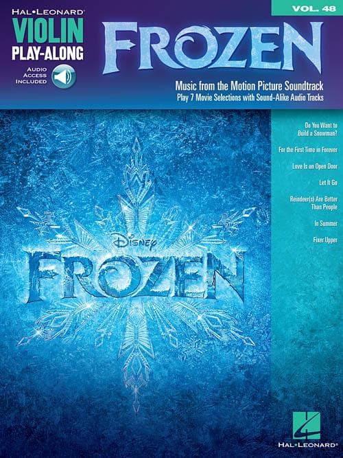  Anderson-Lopez, Kristen and Lopez, Robert - Violin Play-Along, Vol 48, Frozen - Violin with Audio Play-Along - Hal Leonard 